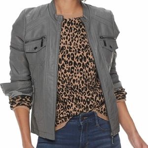 Leather Moto Jacket